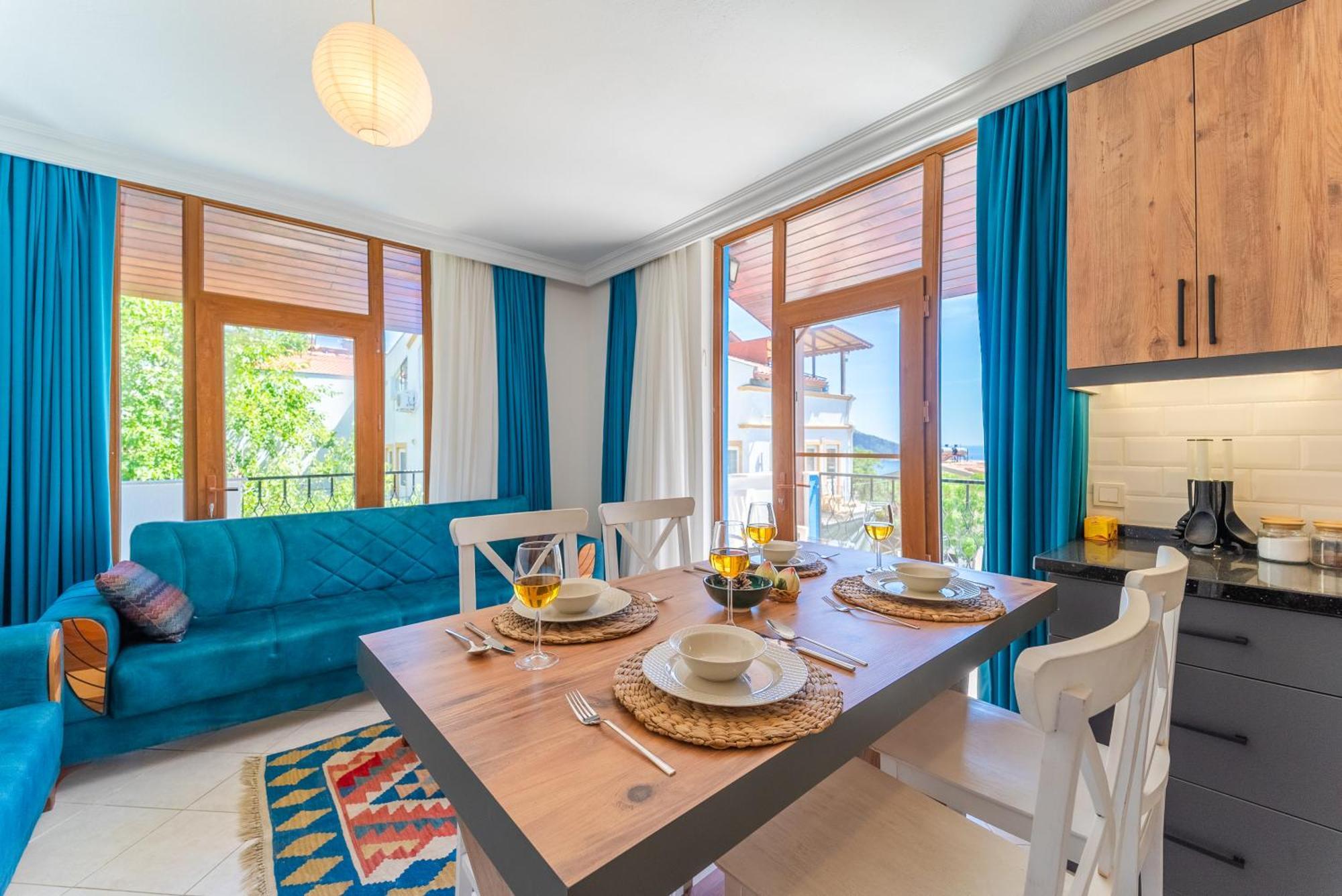 Pazar Apartments Kalkan Exteriör bild