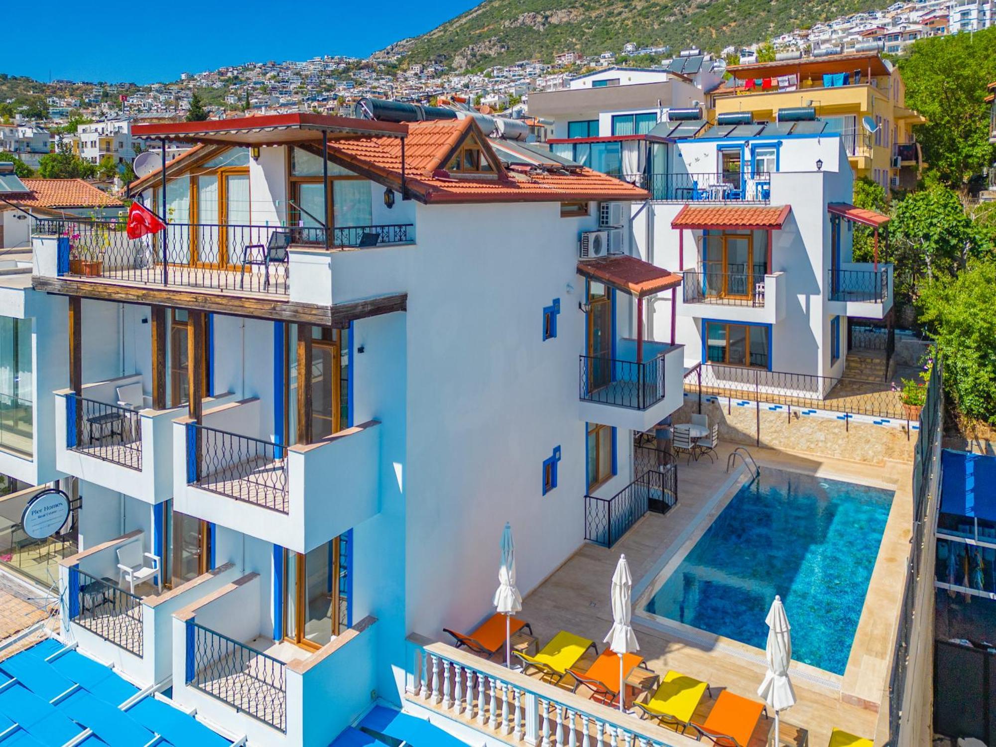 Pazar Apartments Kalkan Exteriör bild